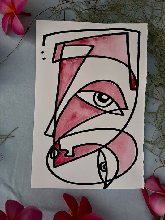 #38 for 70paintingsfor70daysfor$70- THE RED SERIES