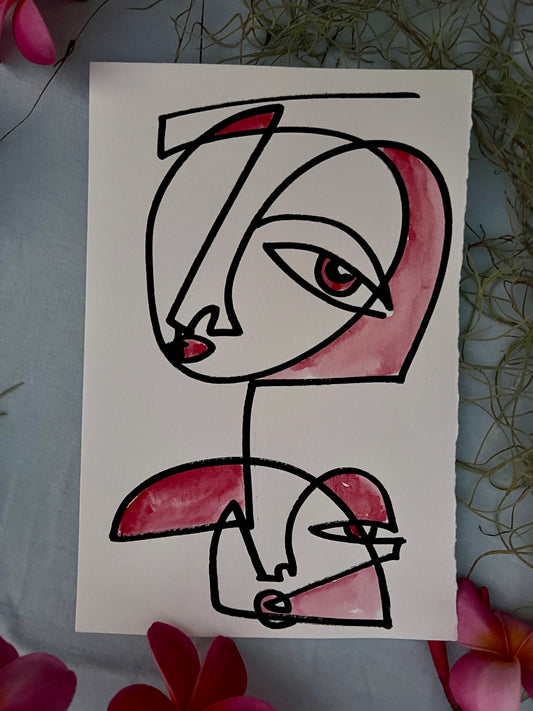 #39 for 70paintingsfor70daysfor$70- THE RED SERIES