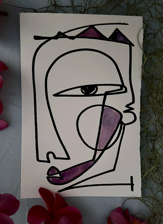 #47 for 70paintingsfor70daysfor$70- THE PURPLE SERIES