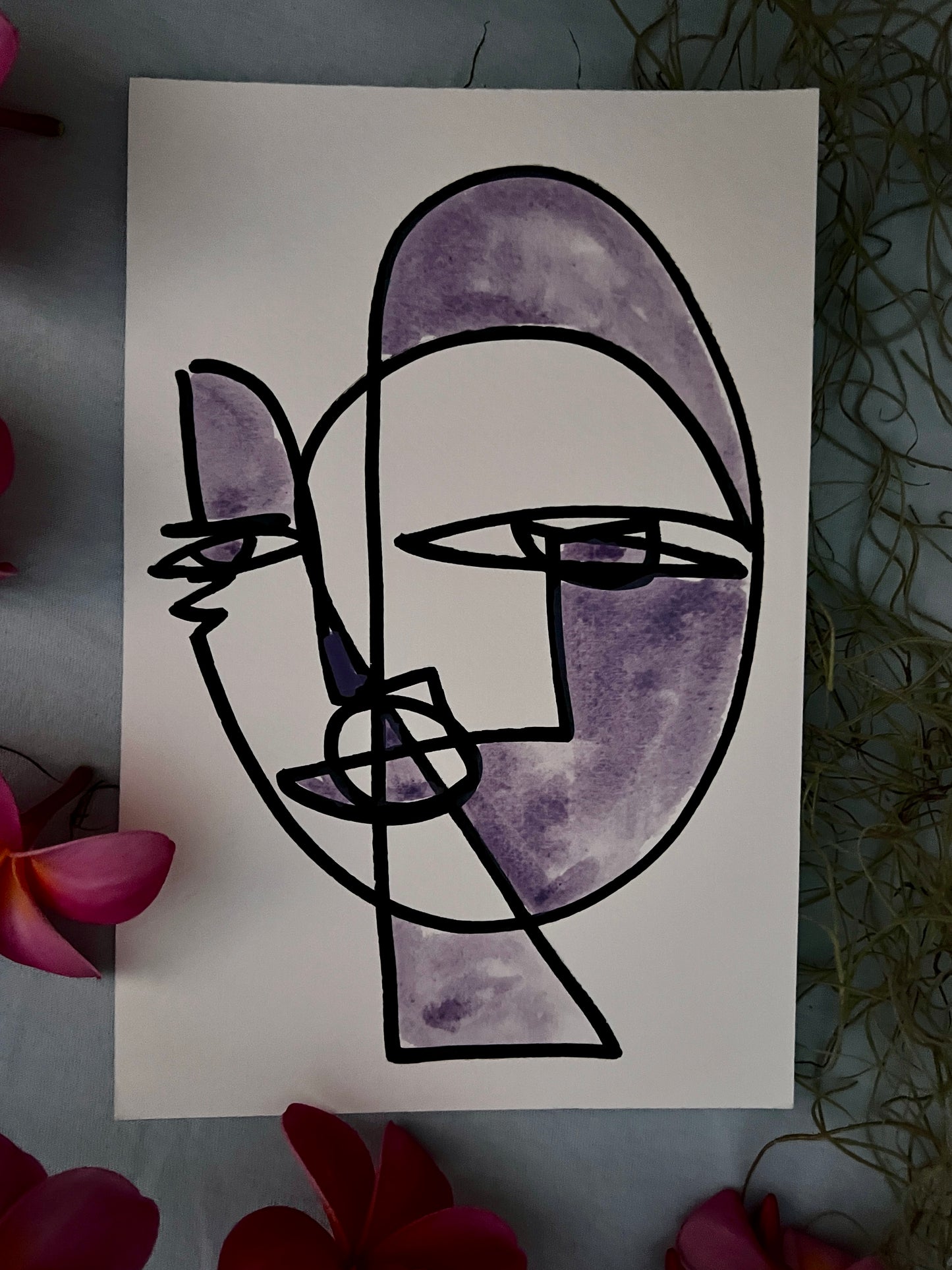 #48 for 70paintingsfor70daysfor$70- THE PURPLE SERIES