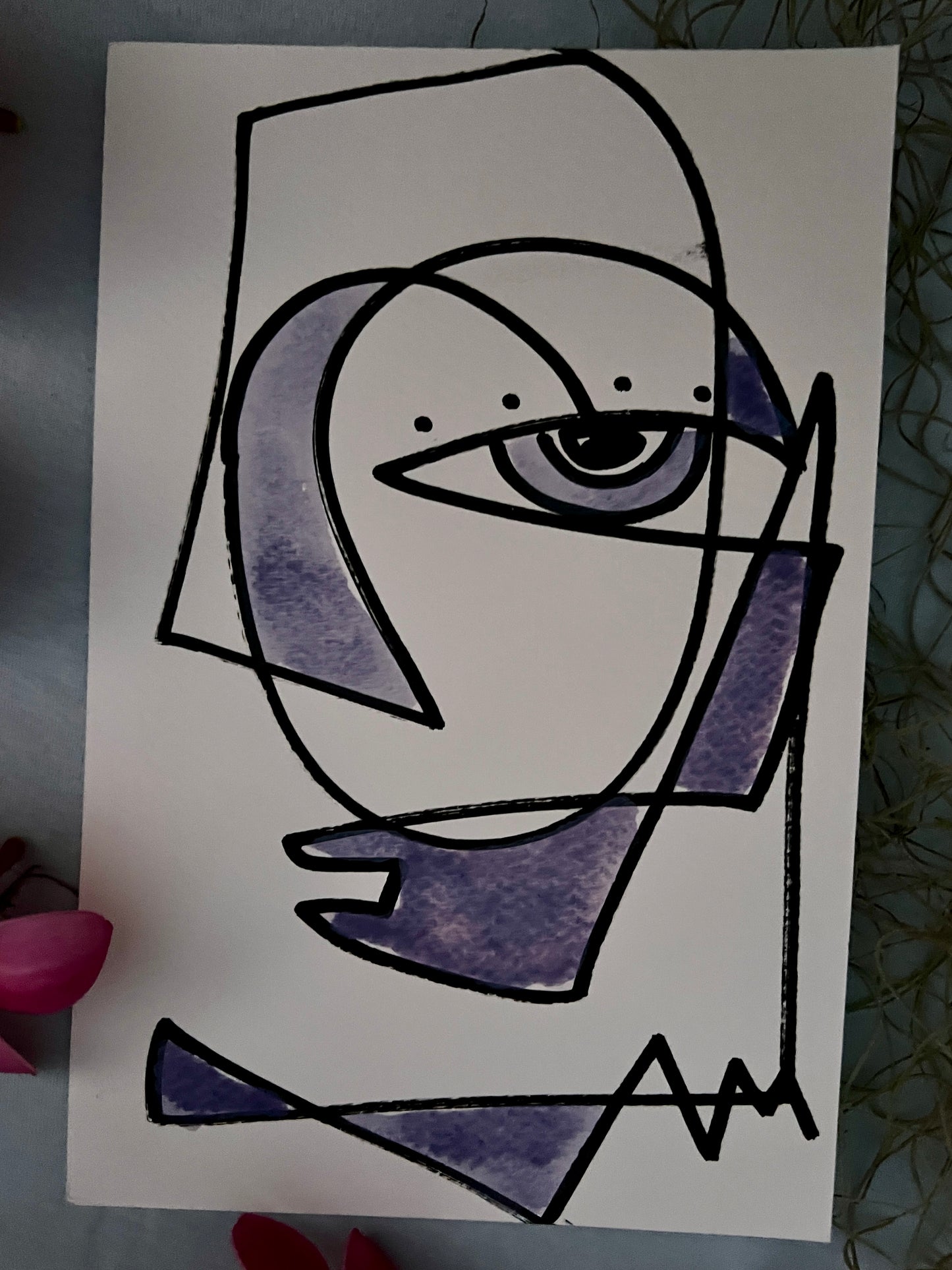 #49 for 70paintingsfor70daysfor$70- THE PURPLE SERIES