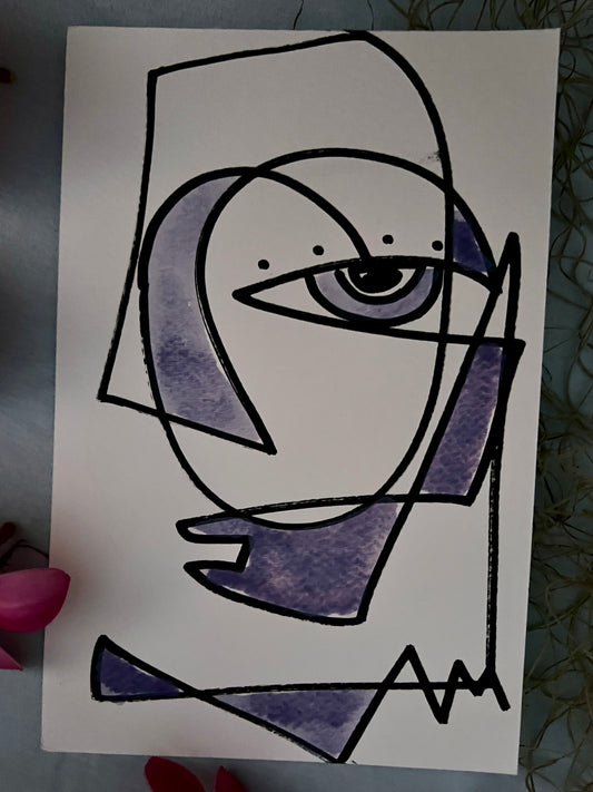 #49 for 70paintingsfor70daysfor$70- THE PURPLE SERIES