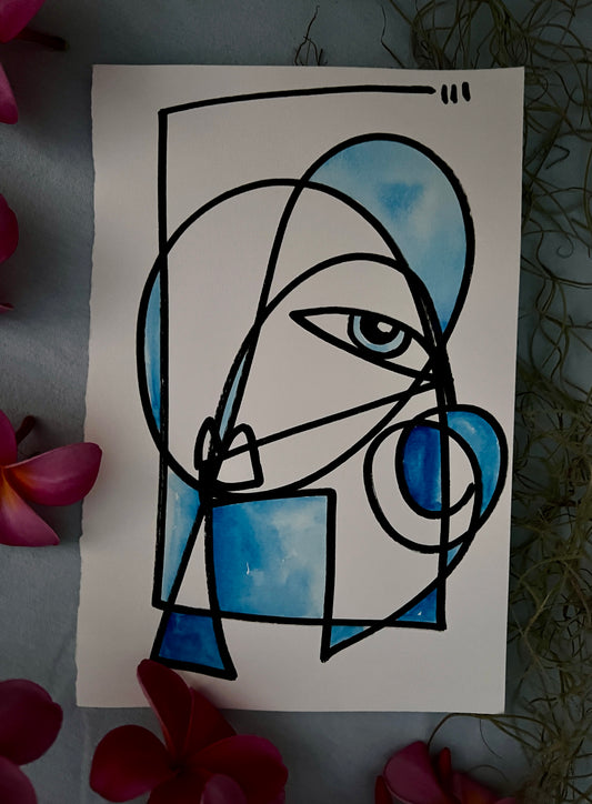 #52 for 70paintingsfor70daysfor$70- THE BLUE SERIES