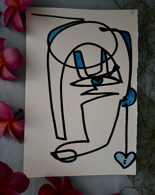 #53 for 70paintingsfor70daysfor$70- THE BLUE SERIES