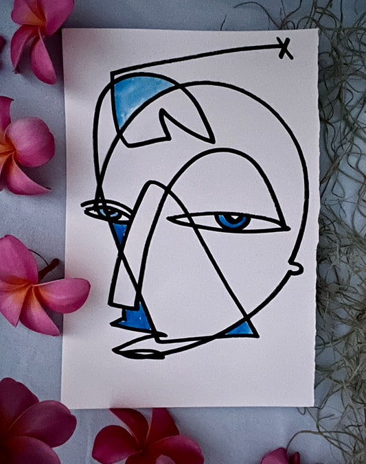 #54 for 70paintingsfor70daysfor$70- THE BLUE SERIES