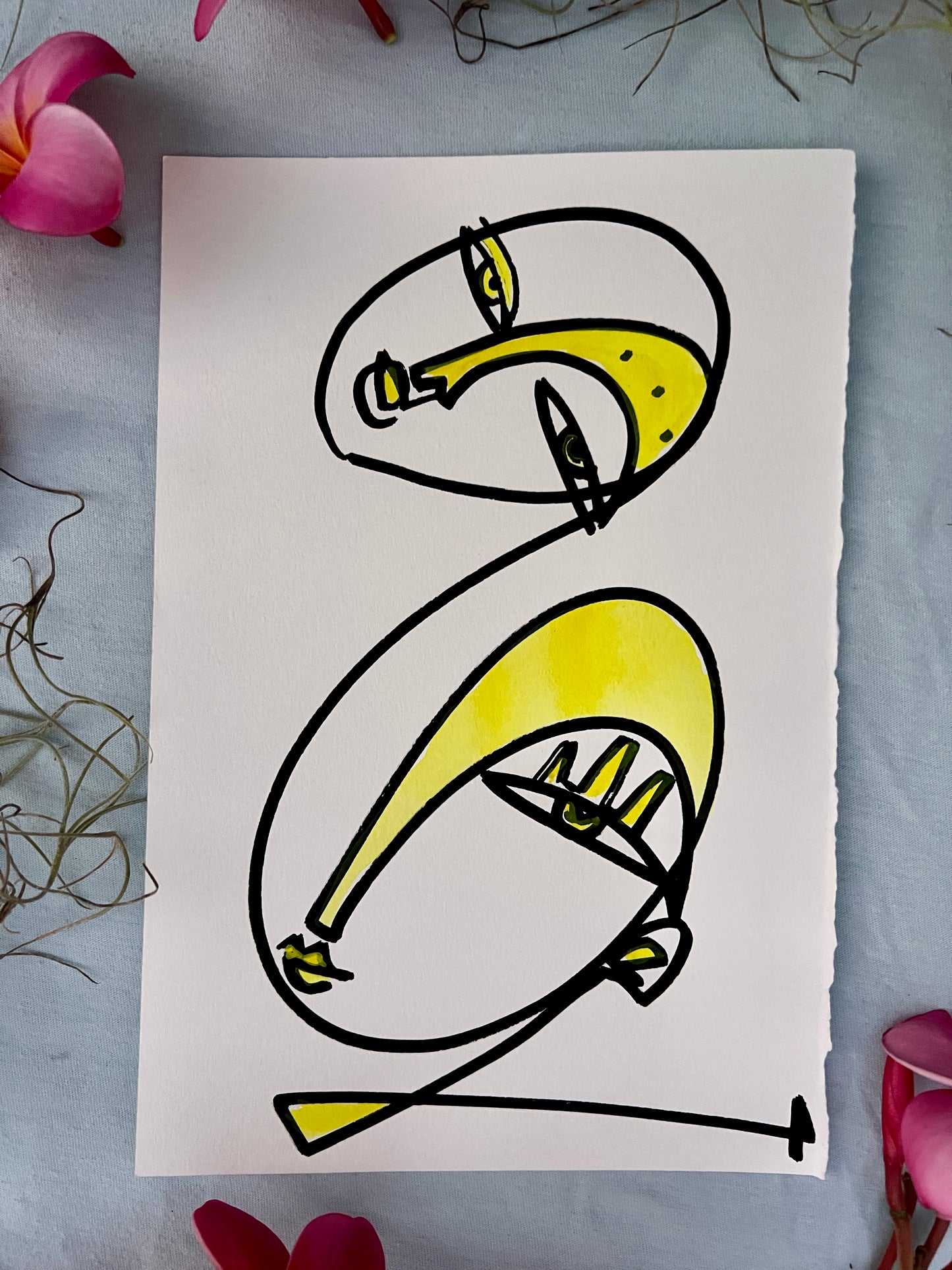 #2 for 70paintingsfor70daysfor$70- THE YELLOW SERIES