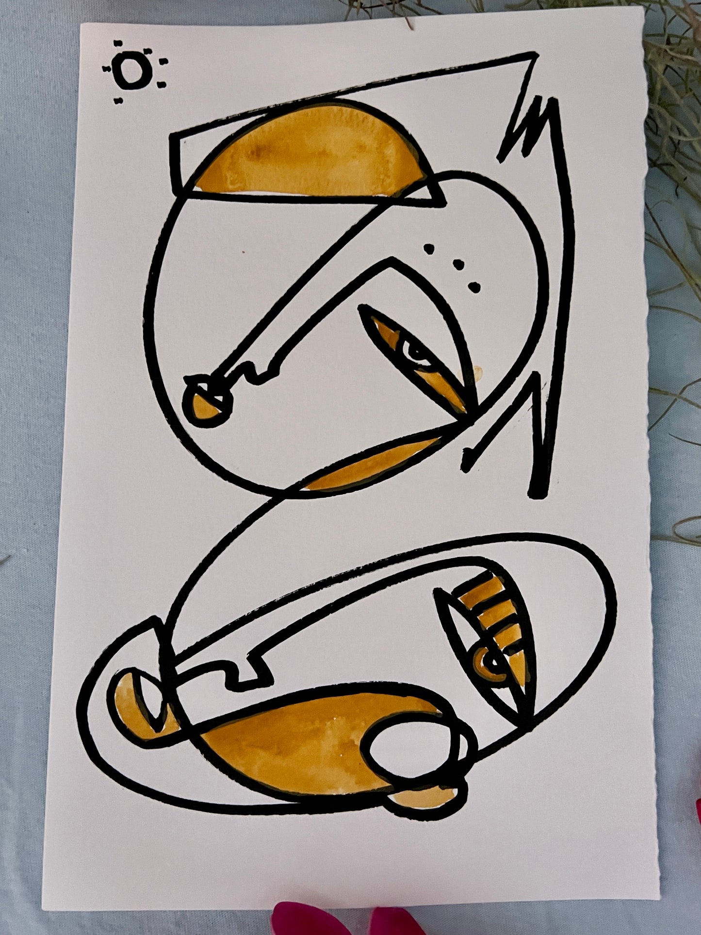 #16 for #70paintingsfor70daysfor$70- THE OCHRE SERIES