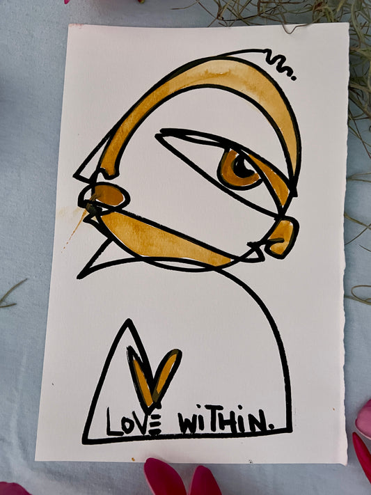 #17 for #70paintingsfor70daysfor$70- THE OCHRE SERIES