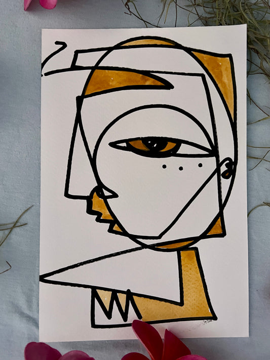 #11 for #70paintingsfor70daysfor$70- THE OCHRE SERIES