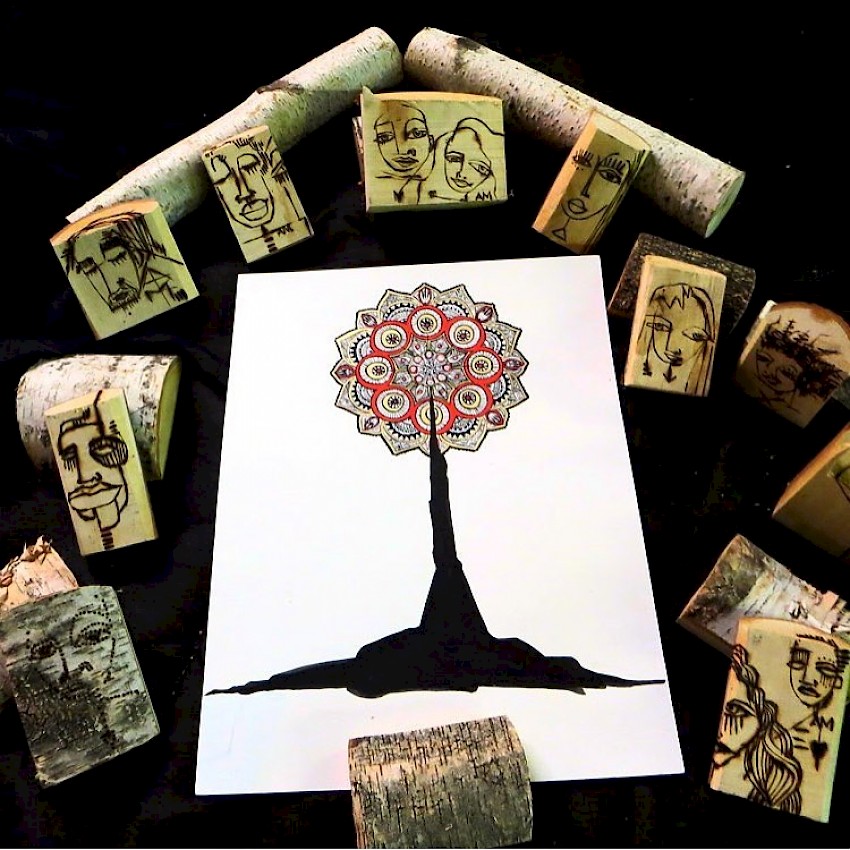 Tree of Life with wood series